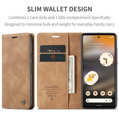 CASEME Handy Tasche für Google Pixel 6a Wallet 013 Series Klapp Hülle Business