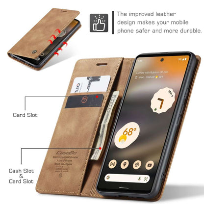 CASEME Handy Tasche für Google Pixel 6a Wallet 013 Series Klapp Hülle Business