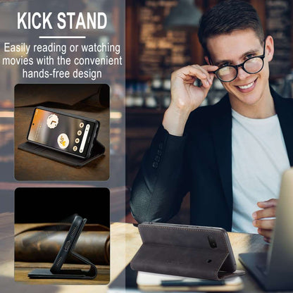 CASEME Handy Tasche für Google Pixel 6a Wallet 013 Series Klapp Hülle Business