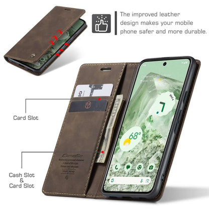 CASEME Handy Tasche für Google Pixel 8a Wallet 013 Series Klapp Hülle Business