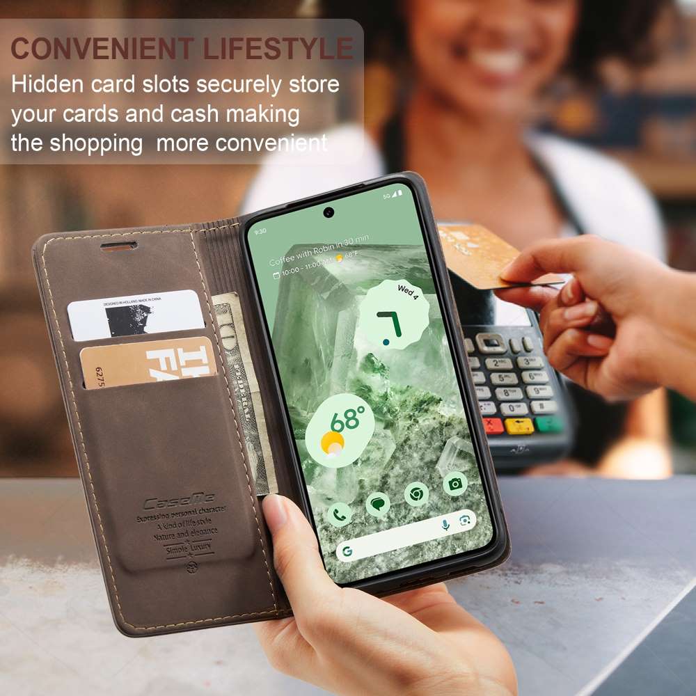 CASEME Handy Tasche für Google Pixel 8a Wallet 013 Series Klapp Hülle Business