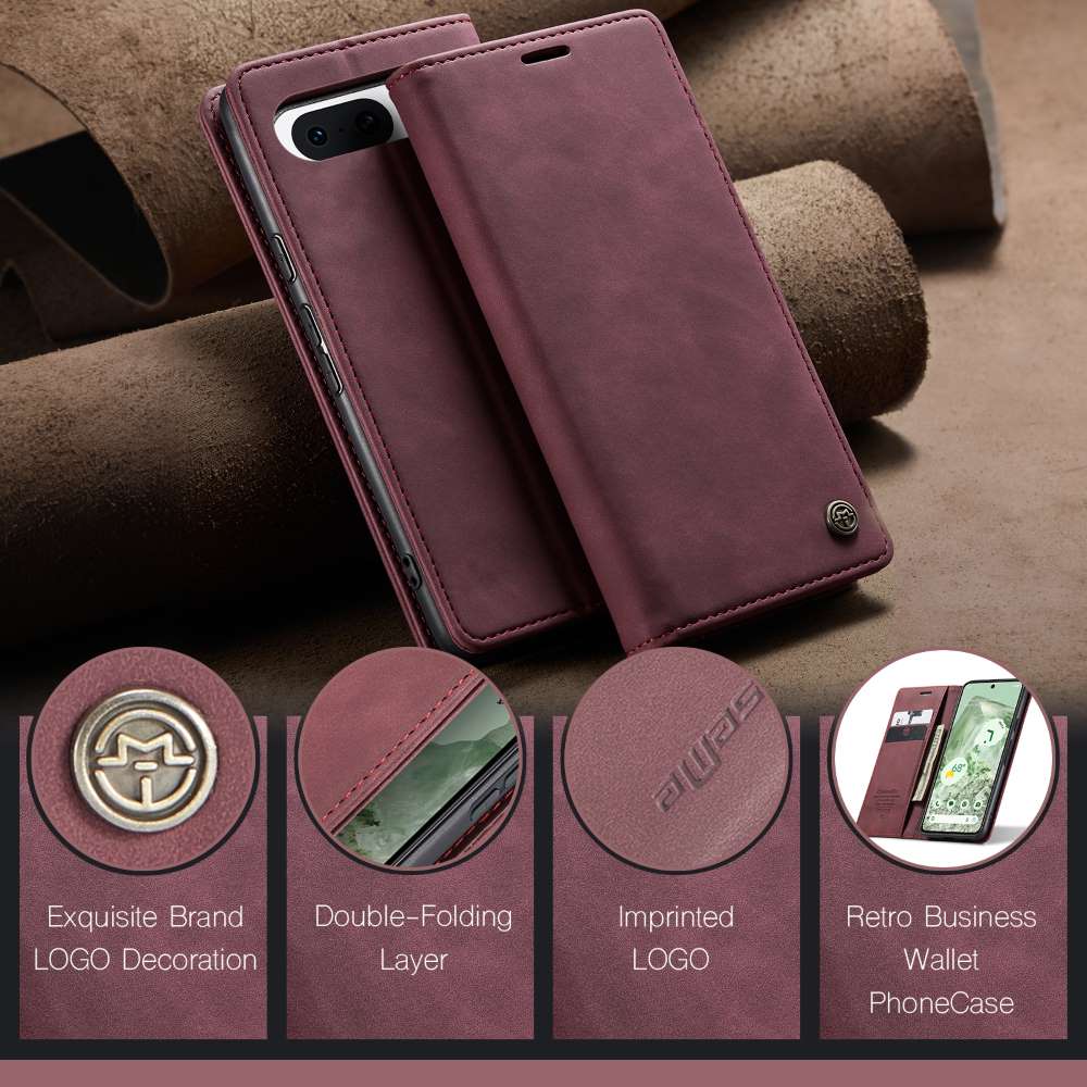 CASEME Handy Tasche für Google Pixel 8a Wallet 013 Series Klapp Hülle Business