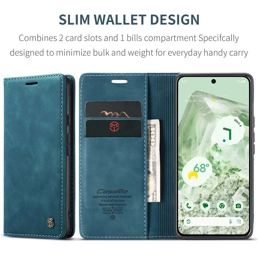 CASEME Handy Tasche für Google Pixel 8a Wallet 013 Series Klapp Hülle Business