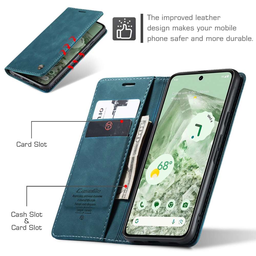 CASEME Handy Tasche für Google Pixel 8a Wallet 013 Series Klapp Hülle Business