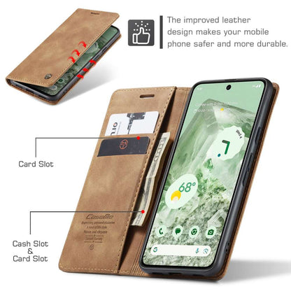 CASEME Handy Tasche für Google Pixel 8a Wallet 013 Series Klapp Hülle Business