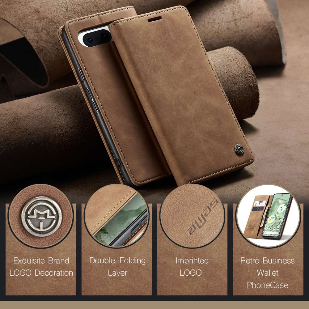 CASEME Handy Tasche für Google Pixel 8a Wallet 013 Series Klapp Hülle Business