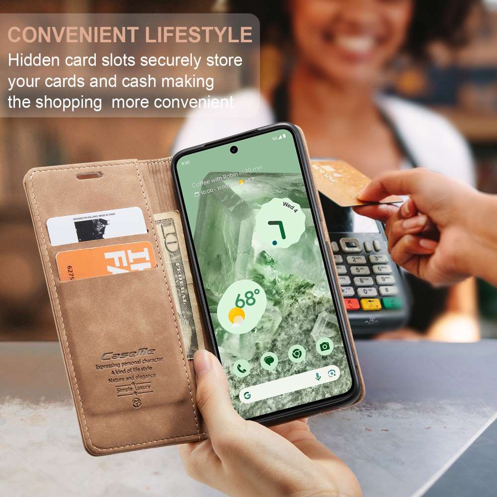 CASEME Handy Tasche für Google Pixel 8a Wallet 013 Series Klapp Hülle Business