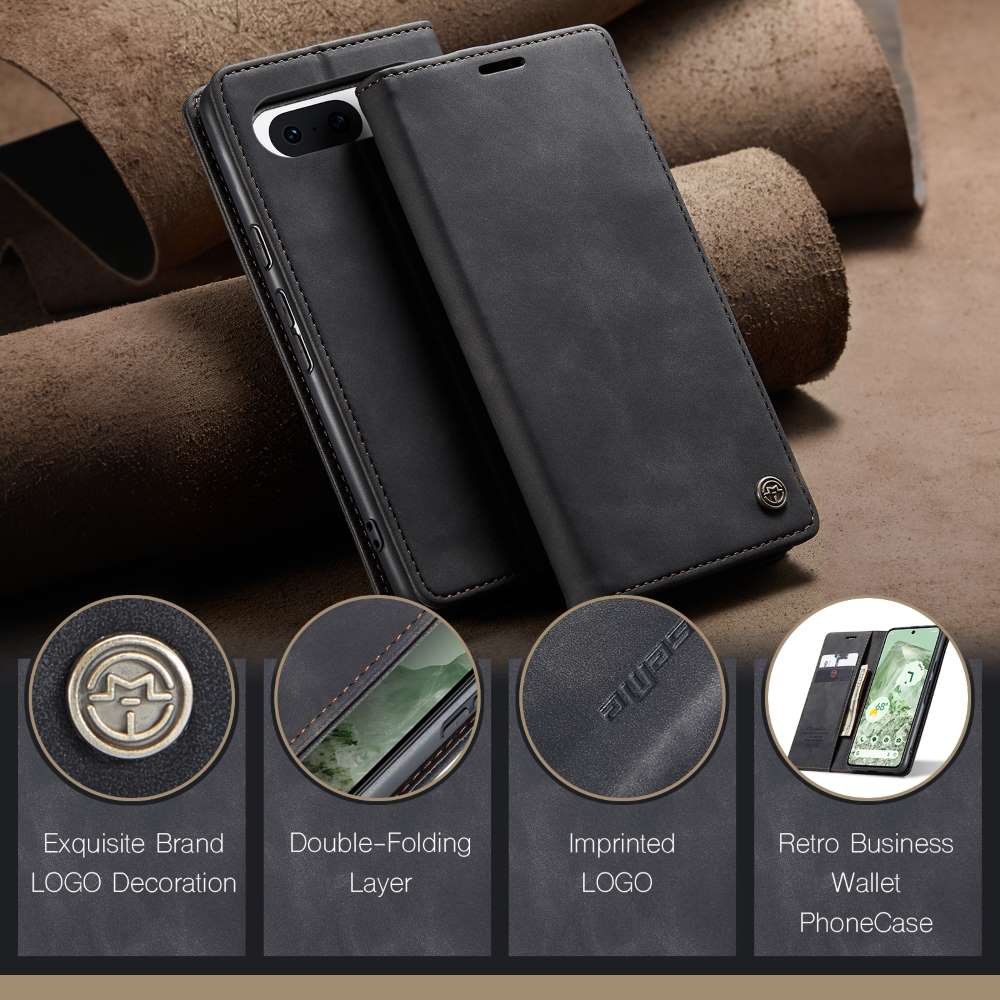CASEME Handy Tasche für Google Pixel 8a Wallet 013 Series Klapp Hülle Business