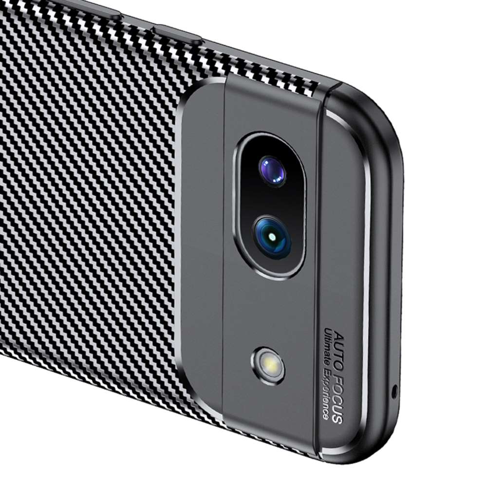 TPU Hülle für Google Pixel 8a Carbon Fiber Muster Shockproof Back Cover Case