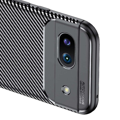 TPU Hülle für Google Pixel 8a Carbon Fiber Muster Shockproof Back Cover Case