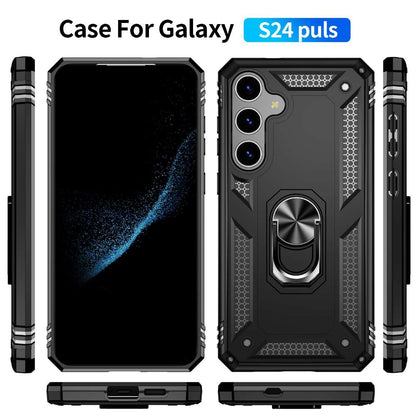 Outdoor Hülle für Samsung Galaxy S24 PLUS TPU PC Hybrid Sergeant Ring Cover Case