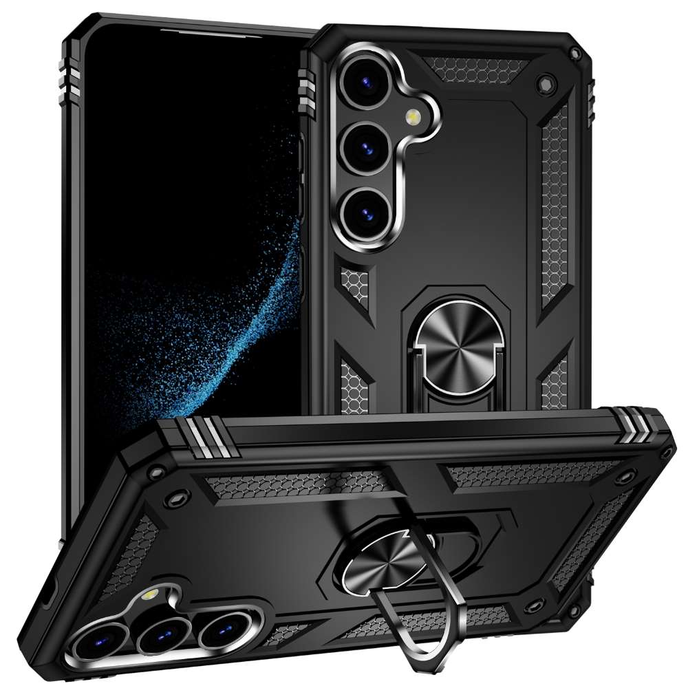 Outdoor Hülle für Samsung Galaxy S24 PLUS TPU PC Hybrid Sergeant Ring Cover Case