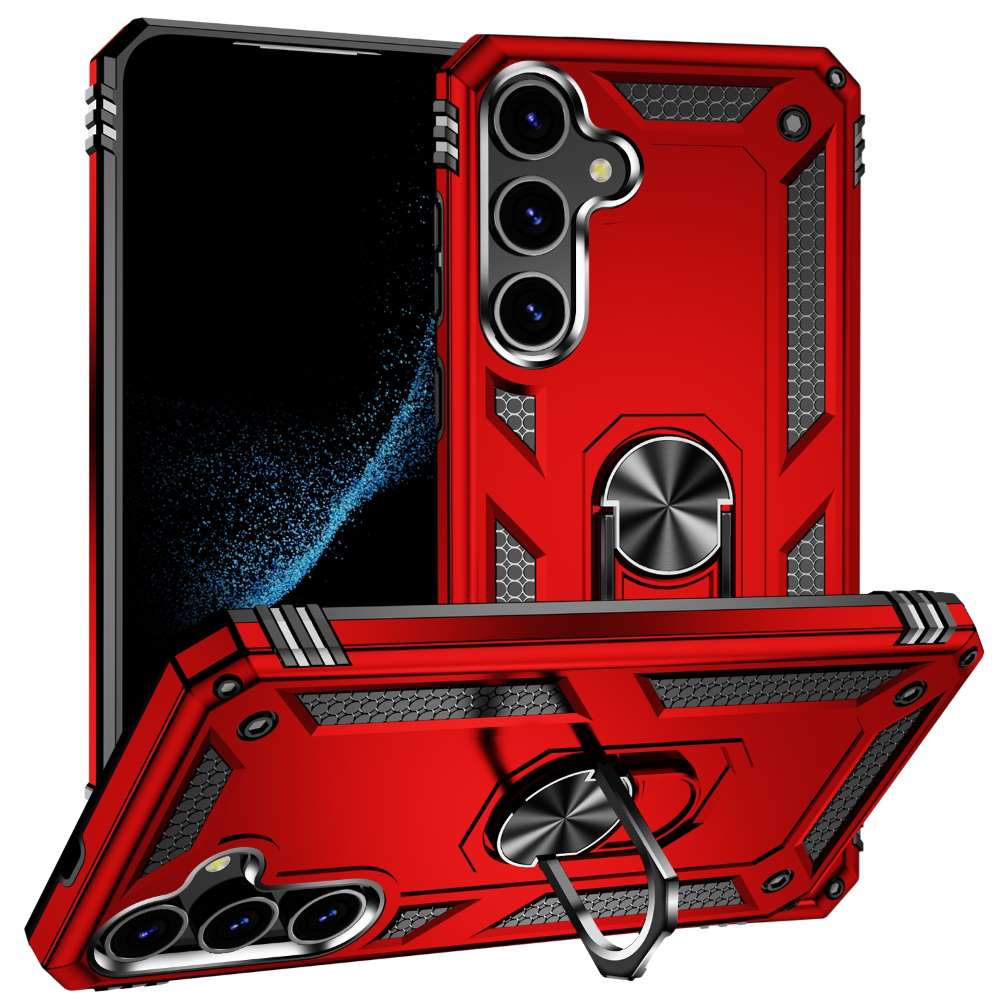 Outdoor Hülle für Samsung Galaxy S24 PLUS TPU PC Hybrid Sergeant Ring Cover Case