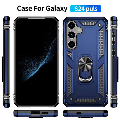 Outdoor Hülle für Samsung Galaxy S24 PLUS TPU PC Hybrid Sergeant Ring Cover Case