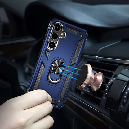 Outdoor Hülle für Samsung Galaxy S24 PLUS TPU PC Hybrid Sergeant Ring Cover Case