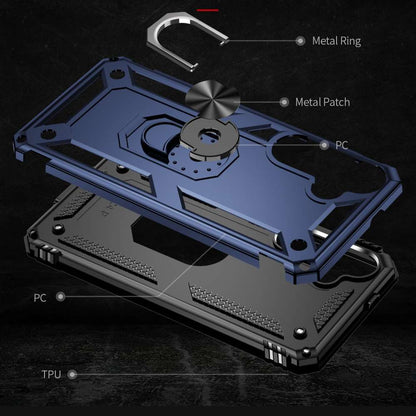 Outdoor Hülle für Samsung Galaxy S24 PLUS TPU PC Hybrid Sergeant Ring Cover Case