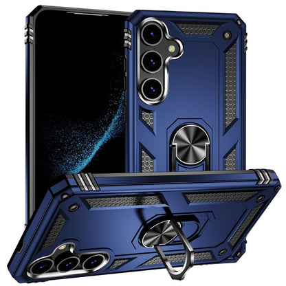 Outdoor Hülle für Samsung Galaxy S24 PLUS TPU PC Hybrid Sergeant Ring Cover Case