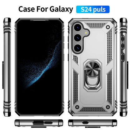 Outdoor Hülle für Samsung Galaxy S24 PLUS TPU PC Hybrid Sergeant Ring Cover Case