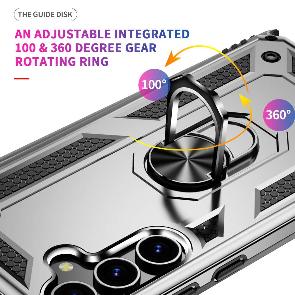 Outdoor Hülle für Samsung Galaxy S24 PLUS TPU PC Hybrid Sergeant Ring Cover Case