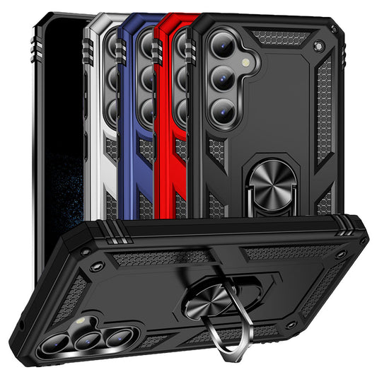 Outdoor Hülle für Samsung Galaxy S24 PLUS TPU PC Hybrid Sergeant Ring Cover Case