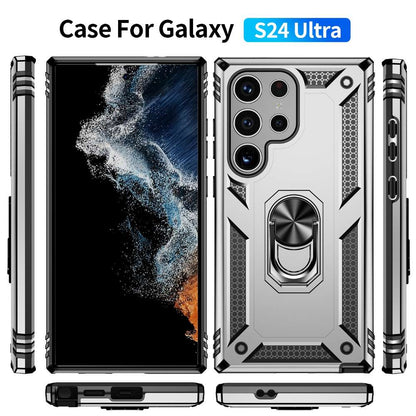 Outdoor Hülle für Samsung Galaxy S24 ULTRA TPU PC Hybrid Sergeant Schutzcase