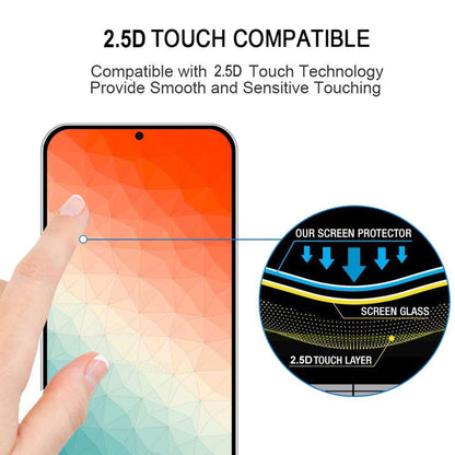 Schutzglas für Samsung Galaxy S24 Full Cover Full Glue Tempered Glass Folie Film