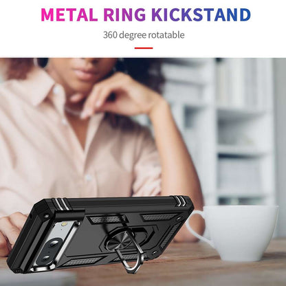 Outdoor Hülle für Google Pixel 8a TPU PC Hybrid Sergeant Armor Ring Cover Case
