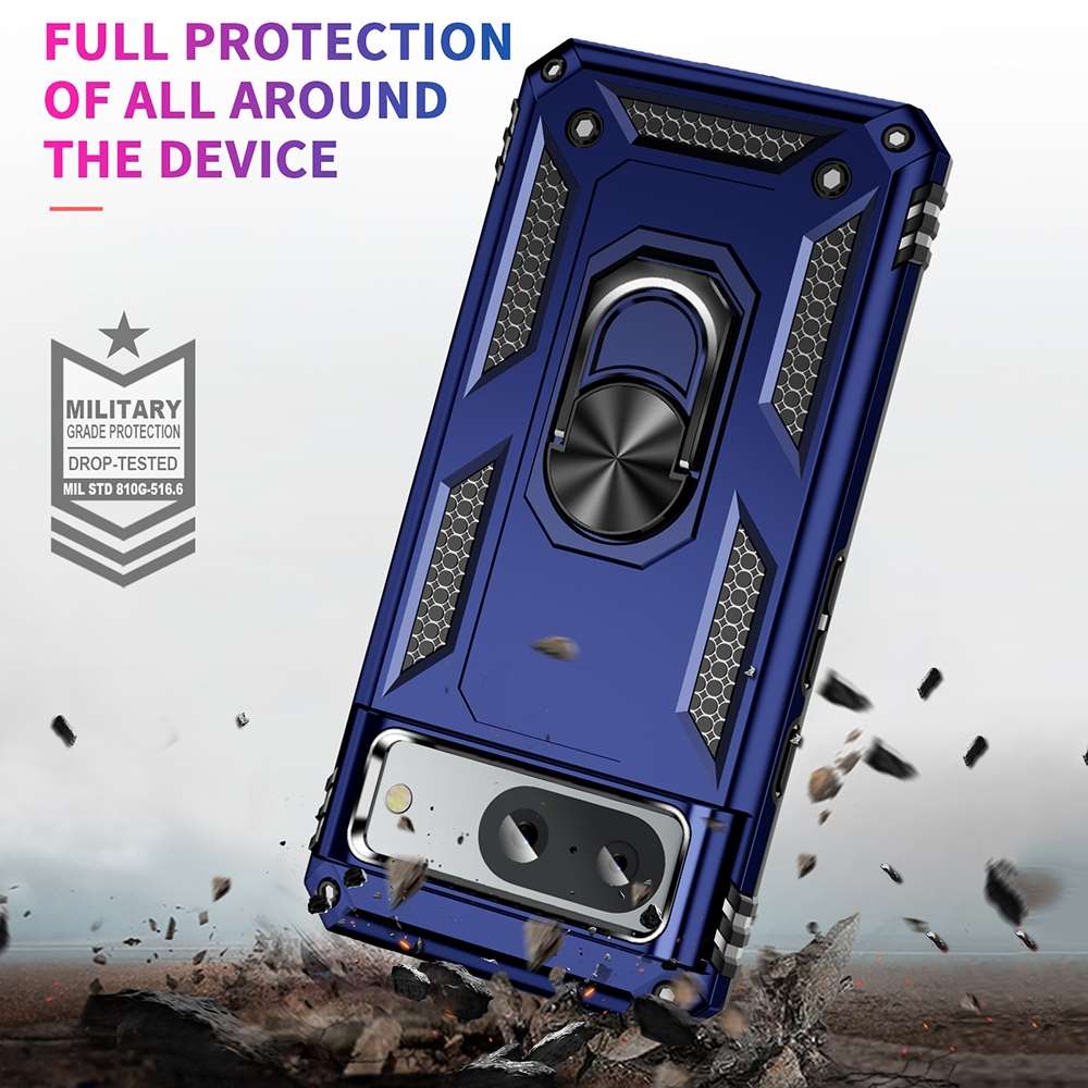 Outdoor Hülle für Google Pixel 8a TPU PC Hybrid Sergeant Armor Ring Cover Case