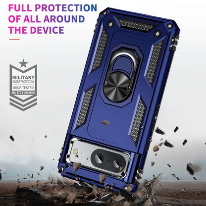 Outdoor Hülle für Google Pixel 8a TPU PC Hybrid Sergeant Armor Ring Cover Case