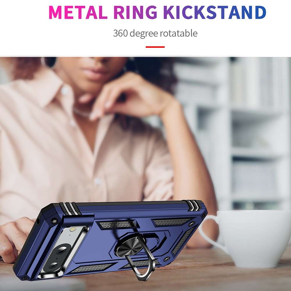 Outdoor Hülle für Google Pixel 8a TPU PC Hybrid Sergeant Armor Ring Cover Case