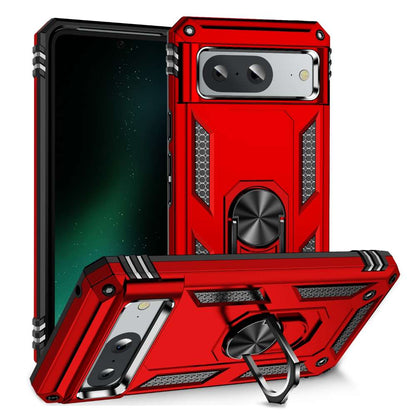 Outdoor Hülle für Google Pixel 8a TPU PC Hybrid Sergeant Armor Ring Cover Case