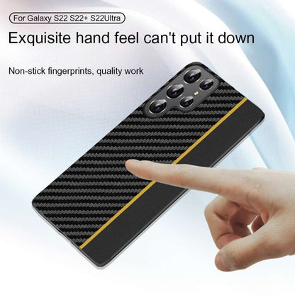 Hard Cover für Samsung Galaxy S24 ULTRA Ultradünn Carbon Schutz Hülle Streifen