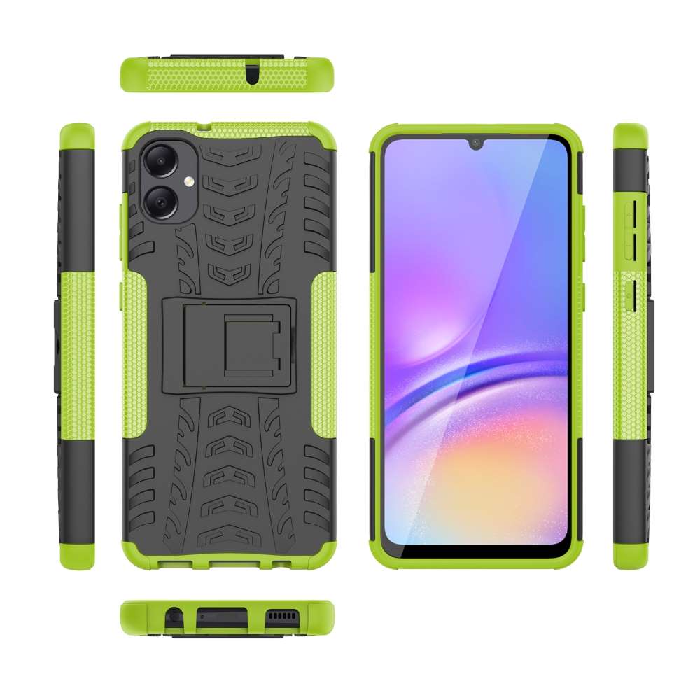 Outdoor Hülle für Samsung Galaxy A05 Tire Rutschfest Kickstand PC TPU Cover Case