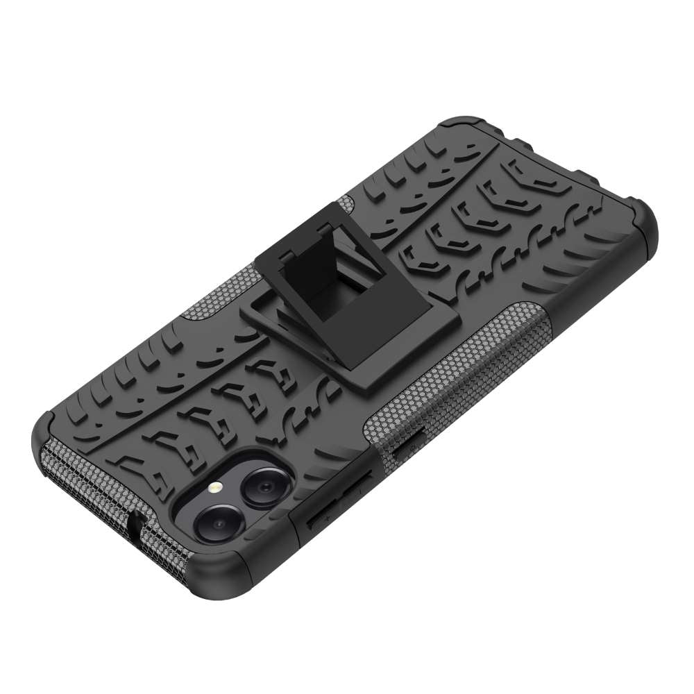 Outdoor Hülle für Samsung Galaxy A05 Tire Rutschfest Kickstand PC TPU Cover Case