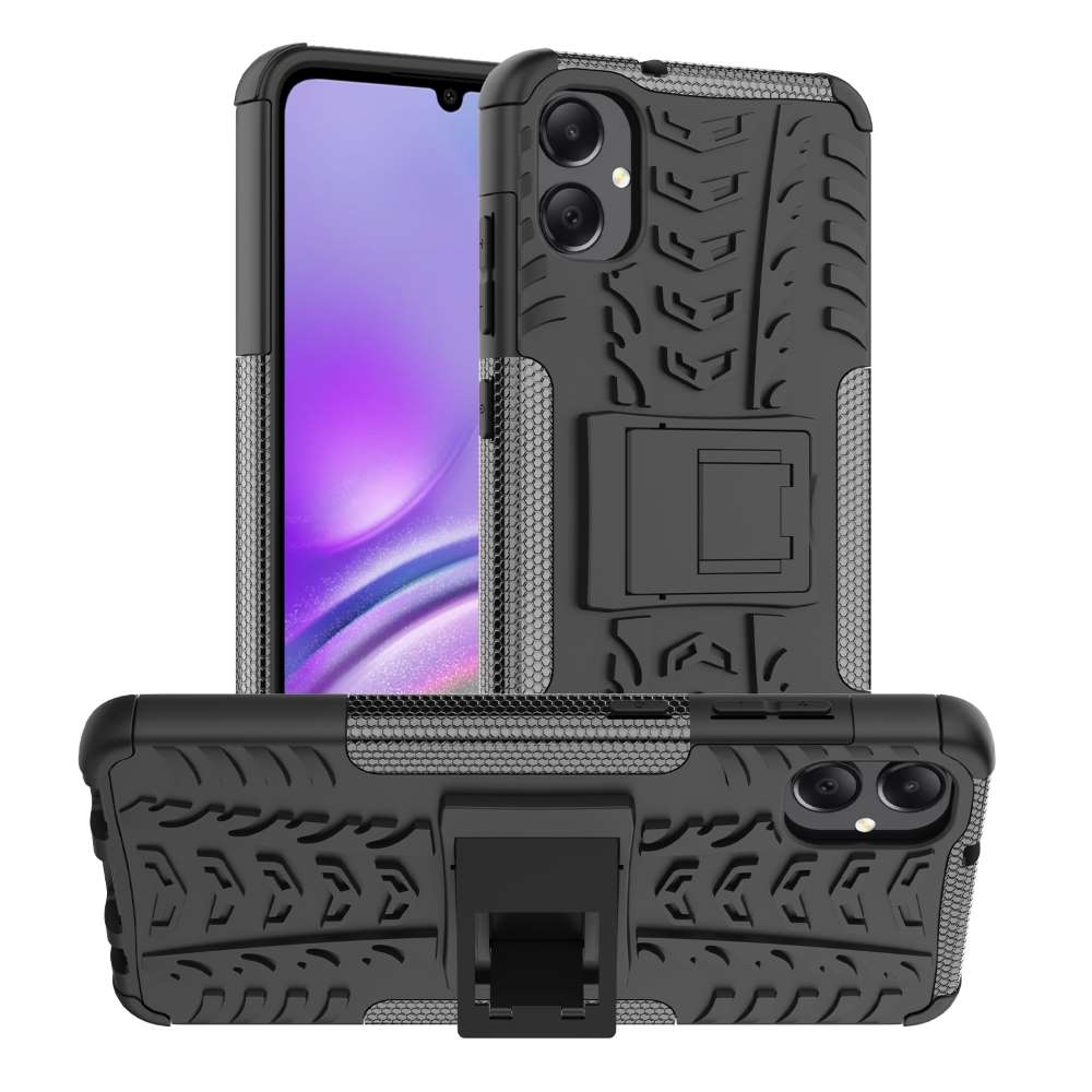 Outdoor Hülle für Samsung Galaxy A05 Tire Rutschfest Kickstand PC TPU Cover Case