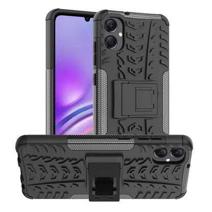 Outdoor Hülle für Samsung Galaxy A05 Tire Rutschfest Kickstand PC TPU Cover Case