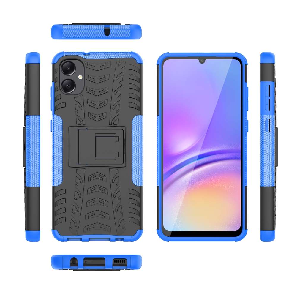 Outdoor Hülle für Samsung Galaxy A05 Tire Rutschfest Kickstand PC TPU Cover Case