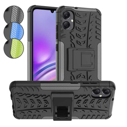 Outdoor Hülle für Samsung Galaxy A05 Tire Rutschfest Kickstand PC TPU Cover Case