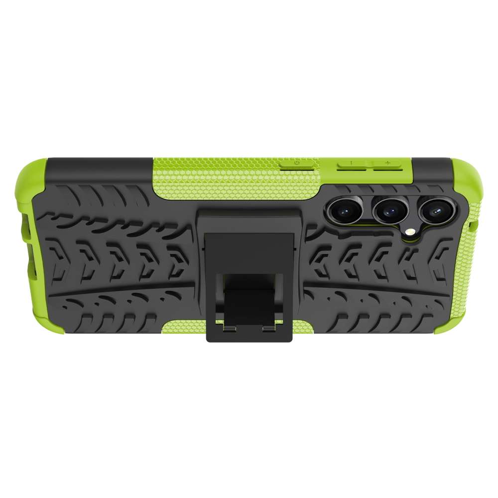 Outdoor Hülle für Samsung Galaxy S23 FE Tire Rutschfest Kickstand Schutz Cover