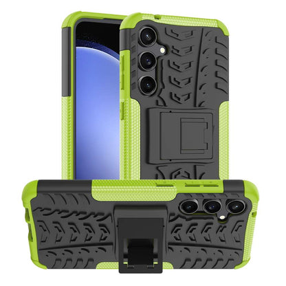 Outdoor Hülle für Samsung Galaxy S23 FE Tire Rutschfest Kickstand Schutz Cover