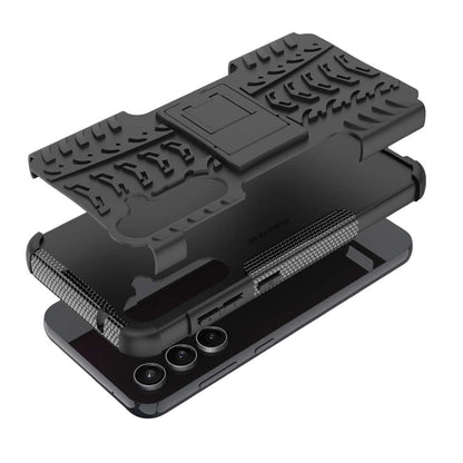 Outdoor Hülle für Samsung Galaxy S23 FE Tire Rutschfest Kickstand Schutz Cover