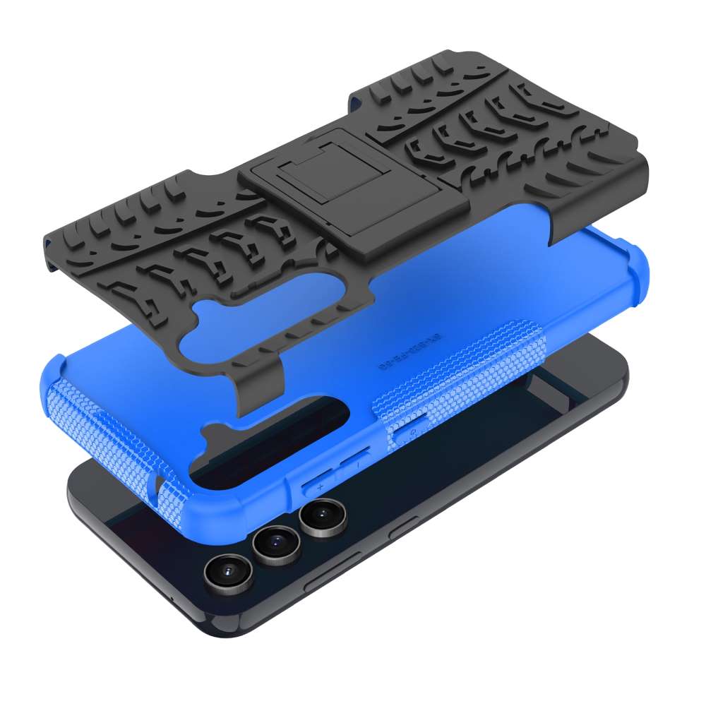 Outdoor Hülle für Samsung Galaxy S23 FE Tire Rutschfest Kickstand Schutz Cover