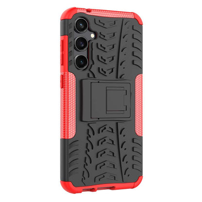 Outdoor Hülle für Samsung Galaxy S23 FE Tire Rutschfest Kickstand Schutz Cover