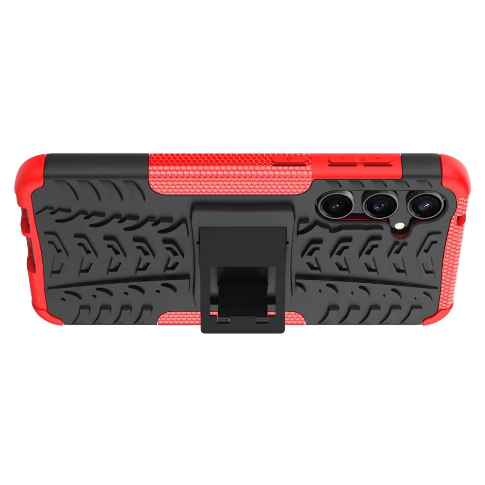 Outdoor Hülle für Samsung Galaxy S23 FE Tire Rutschfest Kickstand Schutz Cover