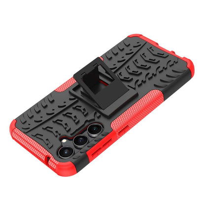 Outdoor Hülle für Samsung Galaxy S23 FE Tire Rutschfest Kickstand Schutz Cover