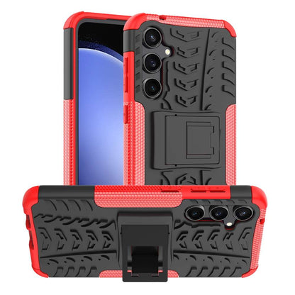 Outdoor Hülle für Samsung Galaxy S23 FE Tire Rutschfest Kickstand Schutz Cover
