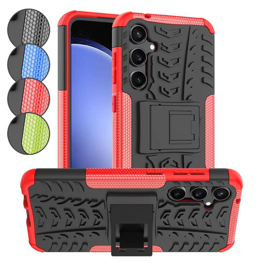 Outdoor Hülle für Samsung Galaxy S23 FE Tire Rutschfest Kickstand Schutz Cover
