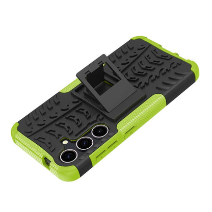 Outdoor Hülle für Samsung Galaxy S24 Tire Rutschfest Kickstand PC TPU Cover Case