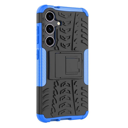 Outdoor Hülle für Samsung Galaxy S24 Tire Rutschfest Kickstand PC TPU Cover Case