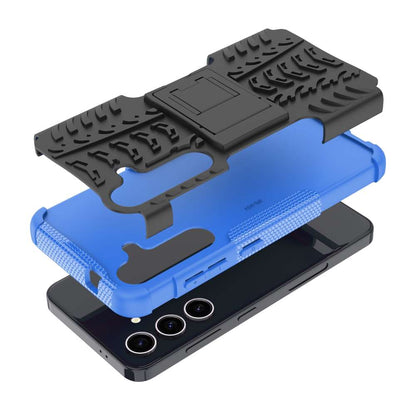 Outdoor Hülle für Samsung Galaxy S24 Tire Rutschfest Kickstand PC TPU Cover Case